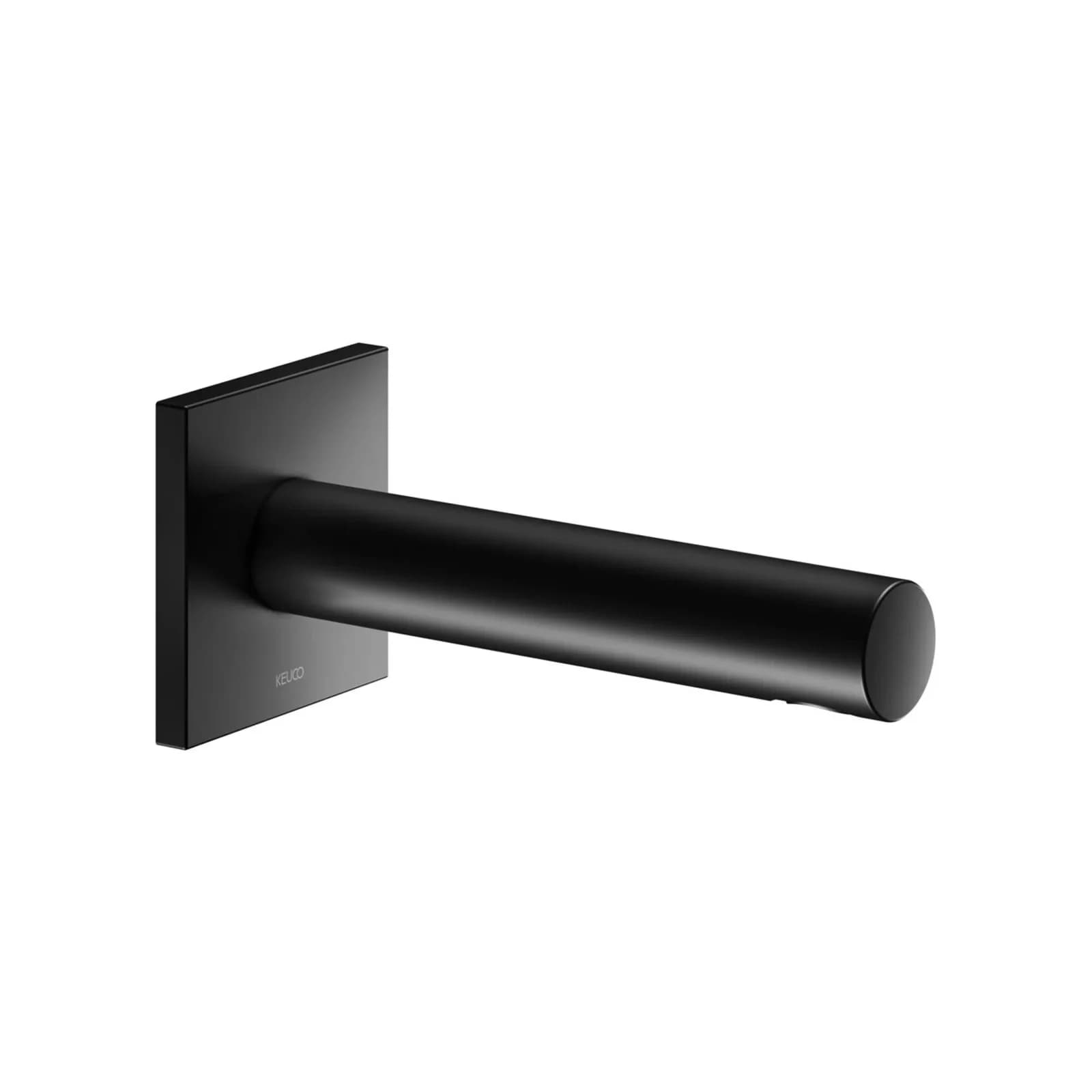 Keuco IXMO Wanneneinlauf 180 mm schwarz matt eckige Rosette