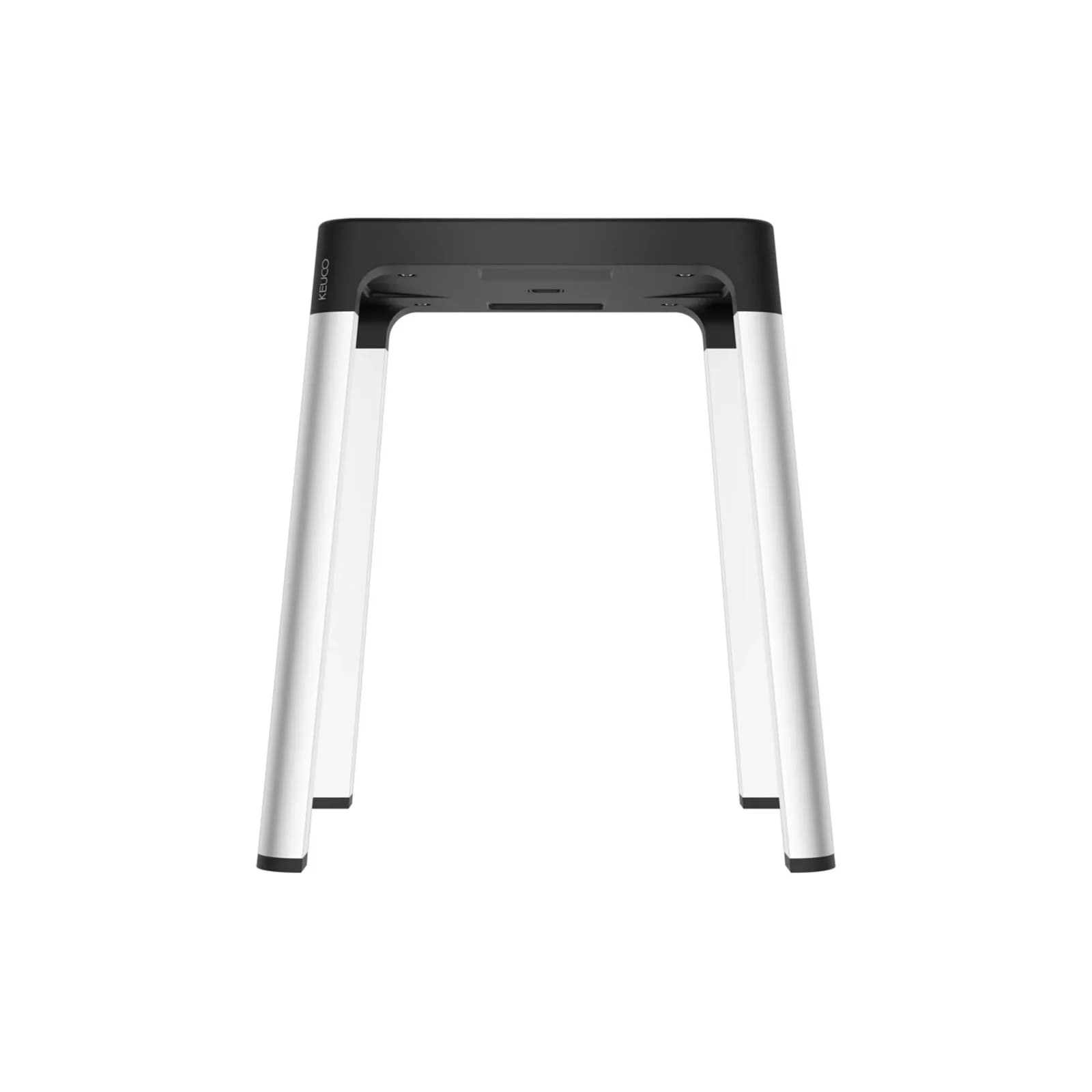 Keuco Axess Hocker 35082170037 Sitzfläche 338mm Aluminium Silber-Schwarz