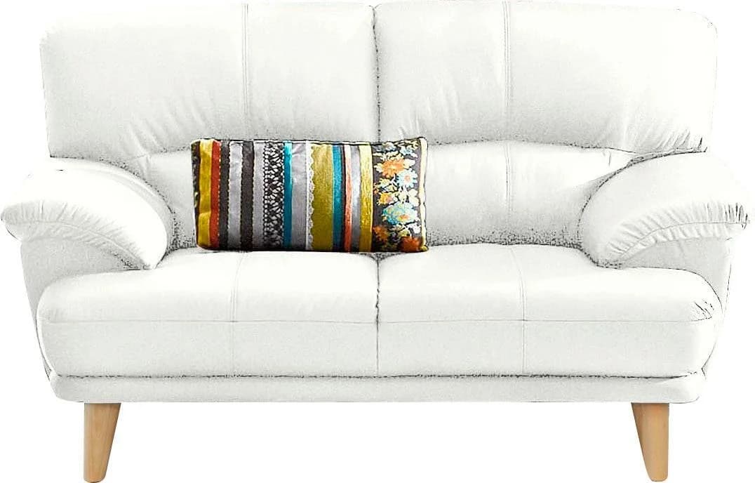 Trendmanufaktur 2-Sitzer Cecilia, italienisches Design, altweiß