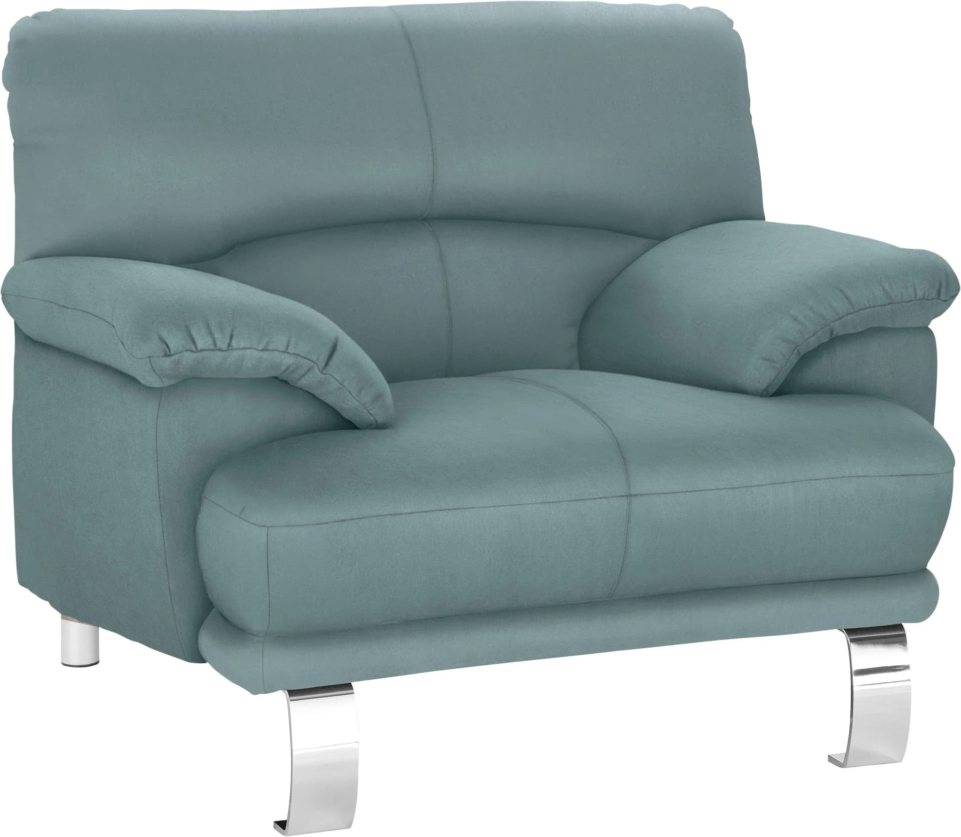 TRENDMANUFAKTUR Sessel Cecilia II Mint Microfaser Loungesessel