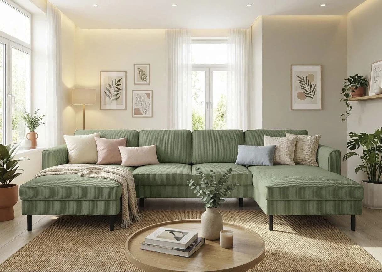 HOME AFFAIRE Wohnlandschaft Booster II U-Form mit Schlaffunktion & Bettkasten
