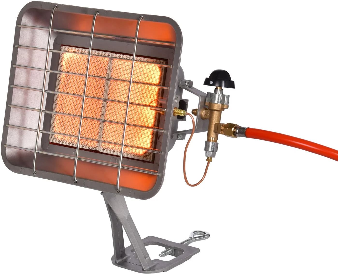 FIREFIX Heizstrahler "EASY 4,4 kW" Silber Gasheizstrahler