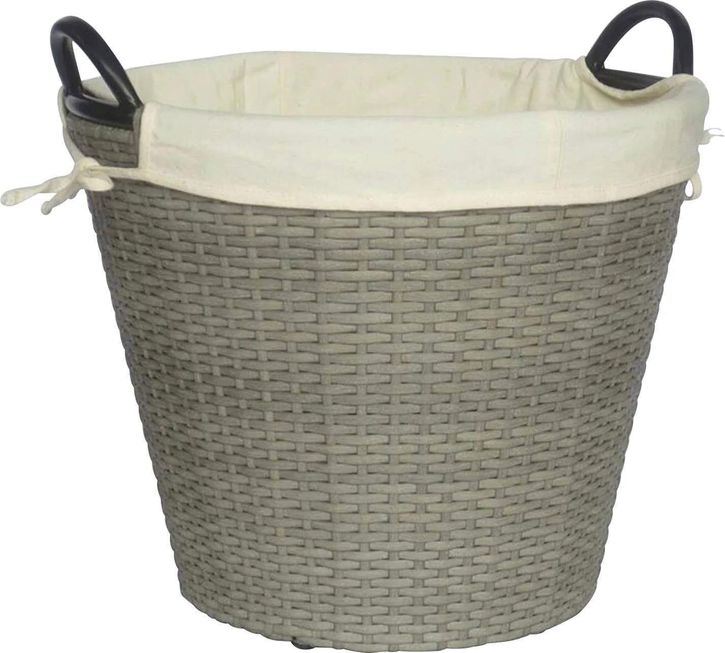 FIREFIX Allzweckkorb Taupe Polyrattan Aufbewahrungskorb
