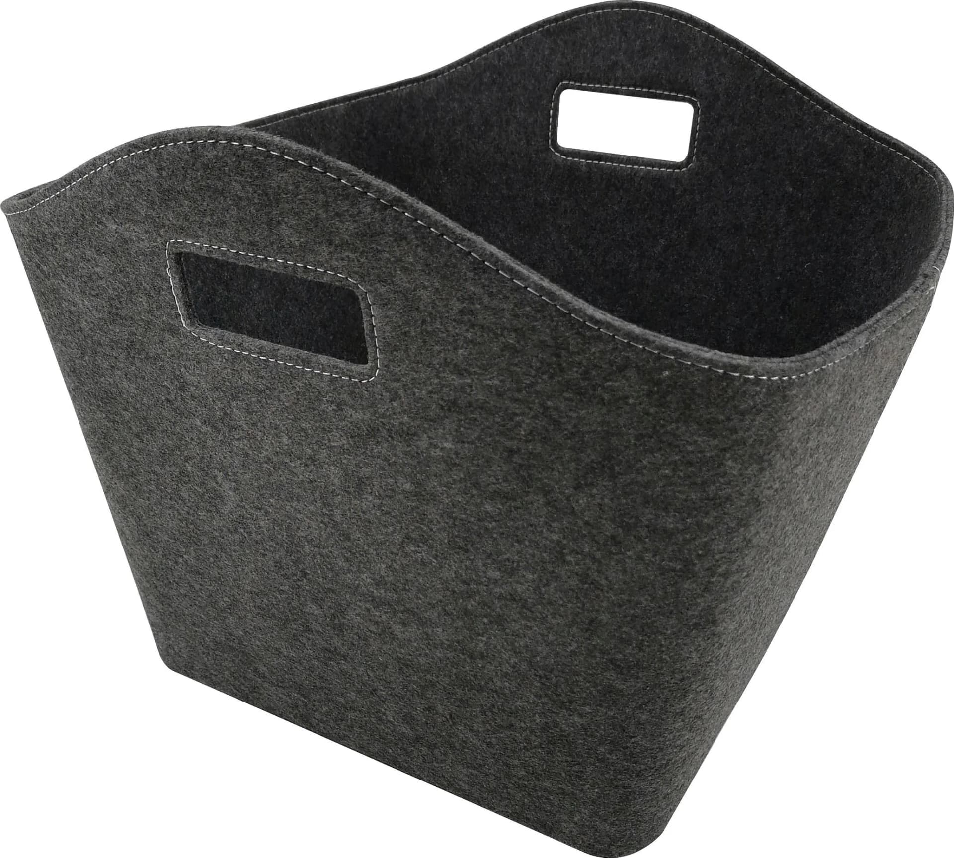FIREFIX Kaminholztasche Schwarz Filz Aufbewahrungskorb