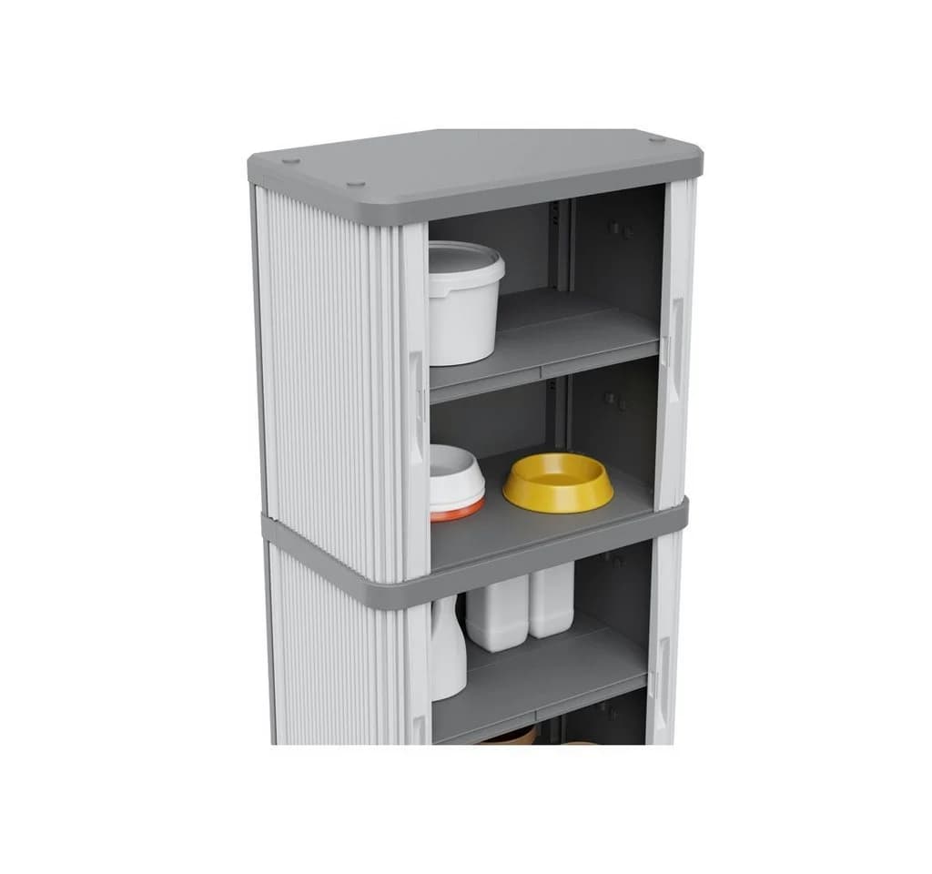 Kreher Universalschrank 'Rolling Space' Grau 6 Böden