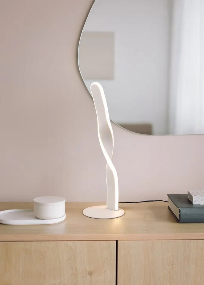 OTTO home LED Tischleuchte ADELLA Metall Warm Grey