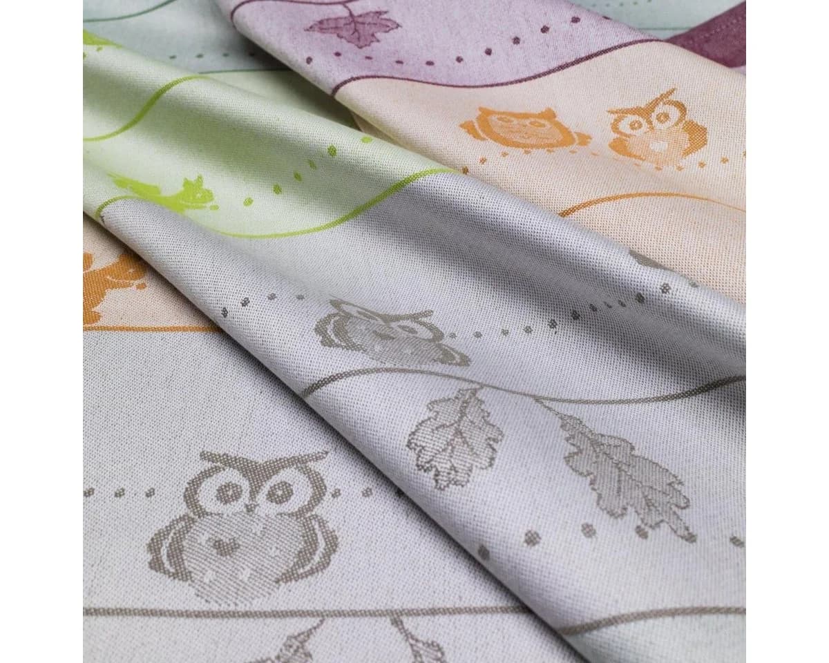 Kracht Geschirrtuch Set 3-tlg. Baumwolle Jacquard Bunt
