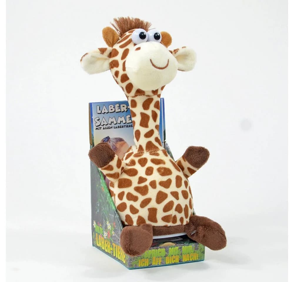 Kögler Labertier Giraffe FLECKCHEN Braun/Weiß Nachplappernd