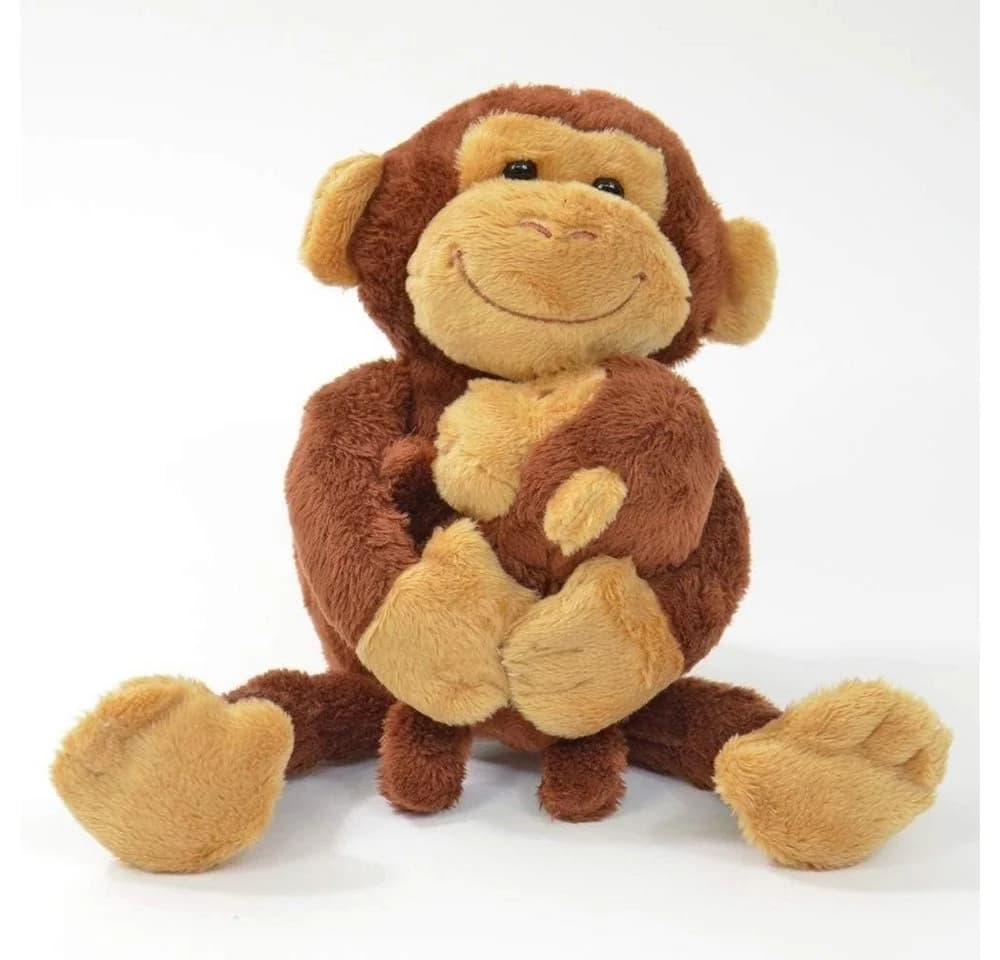 Kögler Plüschfigur Labertier-Affe "Nana und Coco" mit Baby