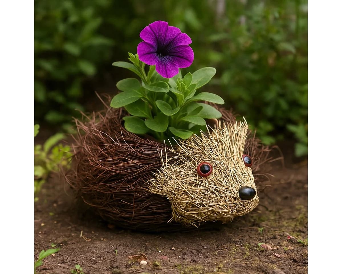 Florists Products Pflanzgefäß Igel Reben 22x25cm Herbstdeko