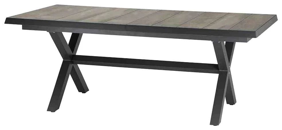 SIENA GARDEN Corido Garten-Essgruppe 6-8 Pers. Grau Anthrazit Aluminium