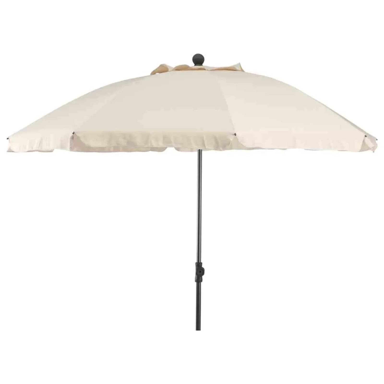 Siena Garden Tropico Sonnenschirm Natur Ø 250cm mit Mittelstock
