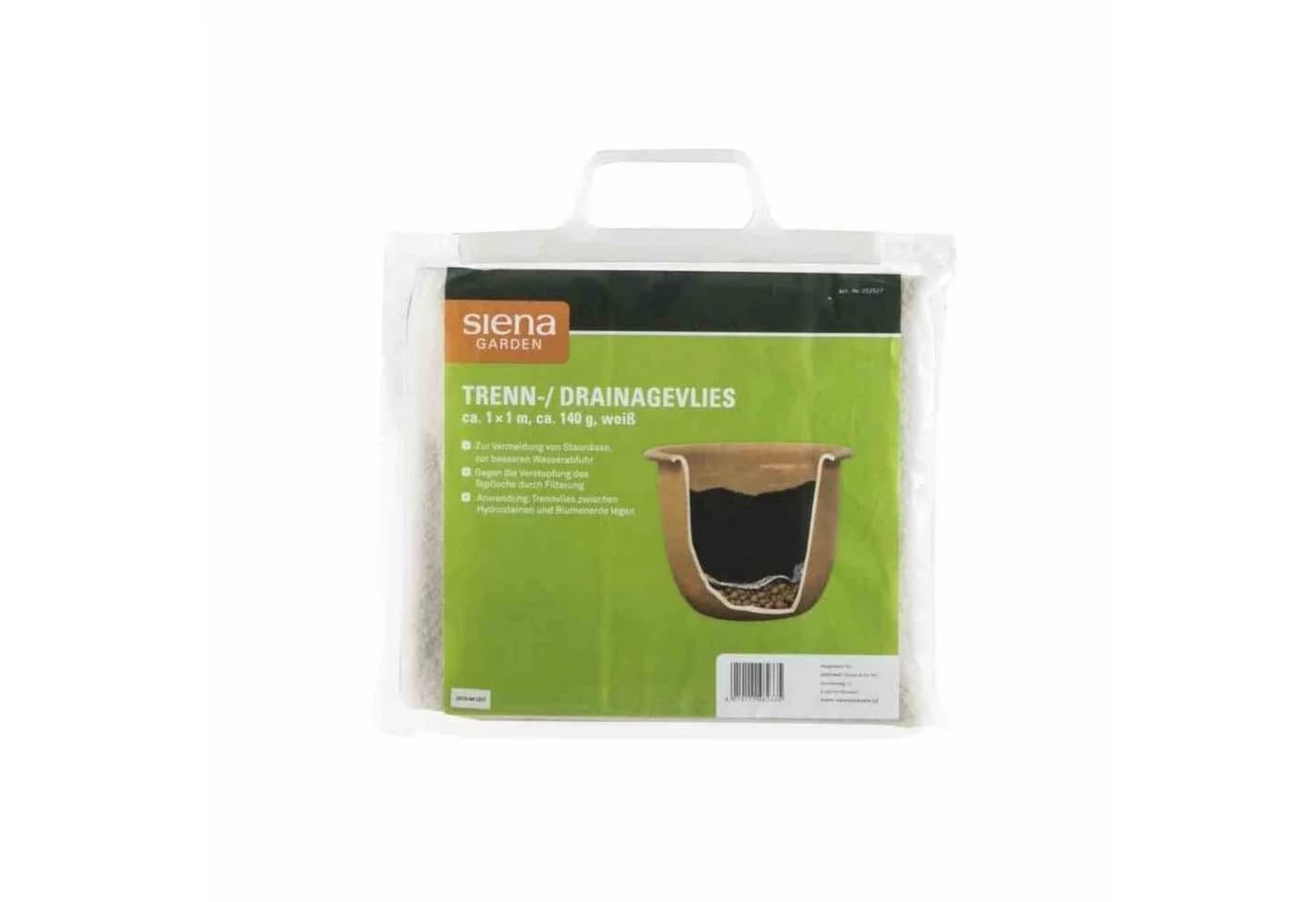 Siena Garden Gartenvlies Trennvlies 140 g, 1 x 1 m Weiß