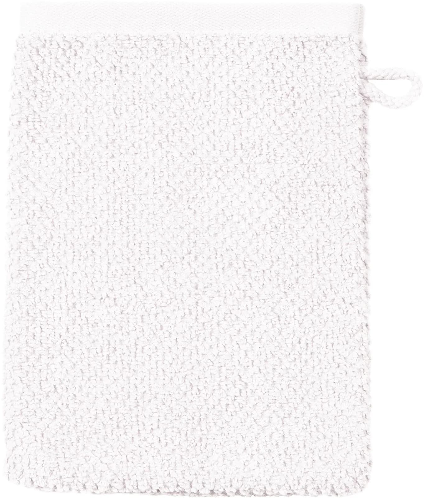 Waschhandschuh SELECTION Bio-Baumwolle Weiß