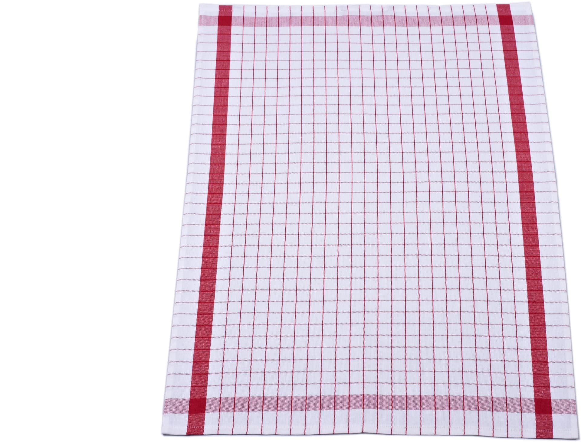 ROSS Geschirrtuch Exclusiv Rot 50x70 cm Baumwolle Leinen