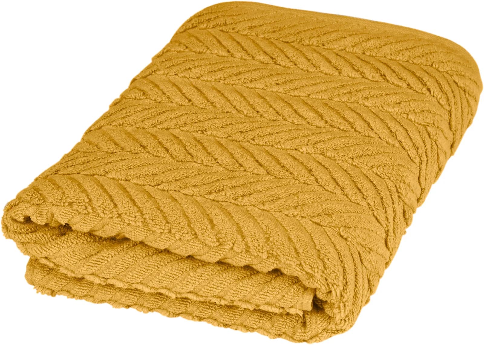ROSS Duschtuch Sensual 9001 Senfgelb Frottier 100% Baumwolle