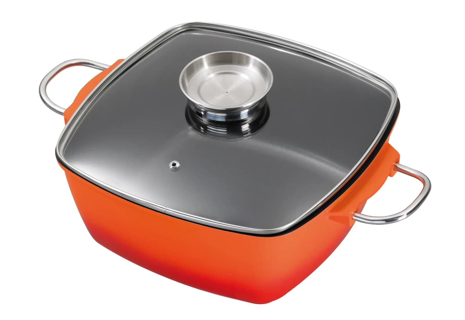 KING Bräter 7L Aluguss Rot Orange Induktion