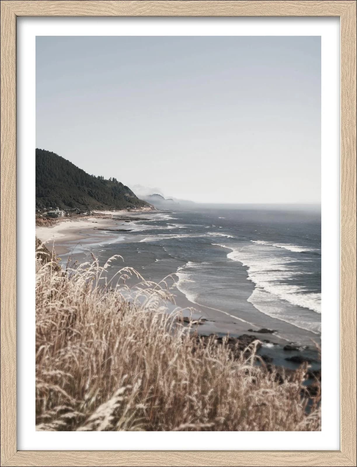 PRO ART Gerahmtes Bild EBBE UND FLUT Strandmotiv Bunt