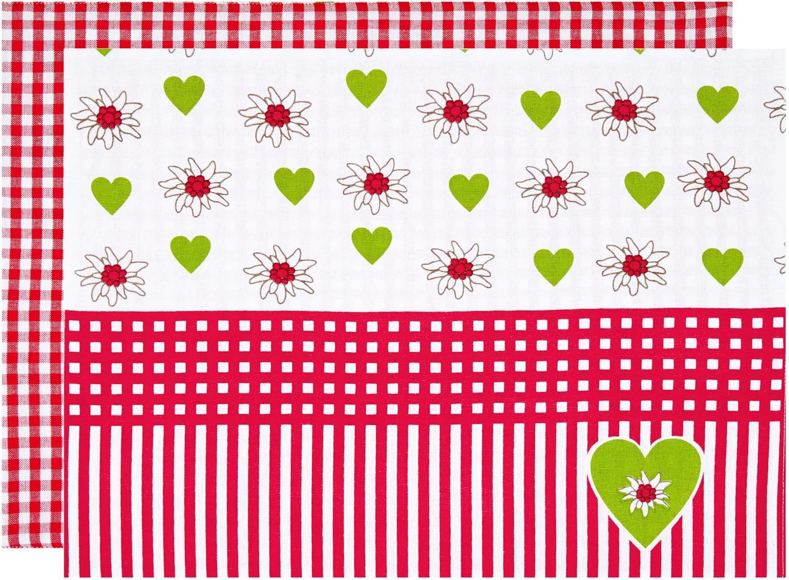 STUCO Platzset Dirndl Bunt 4-tlg. Baumwolle