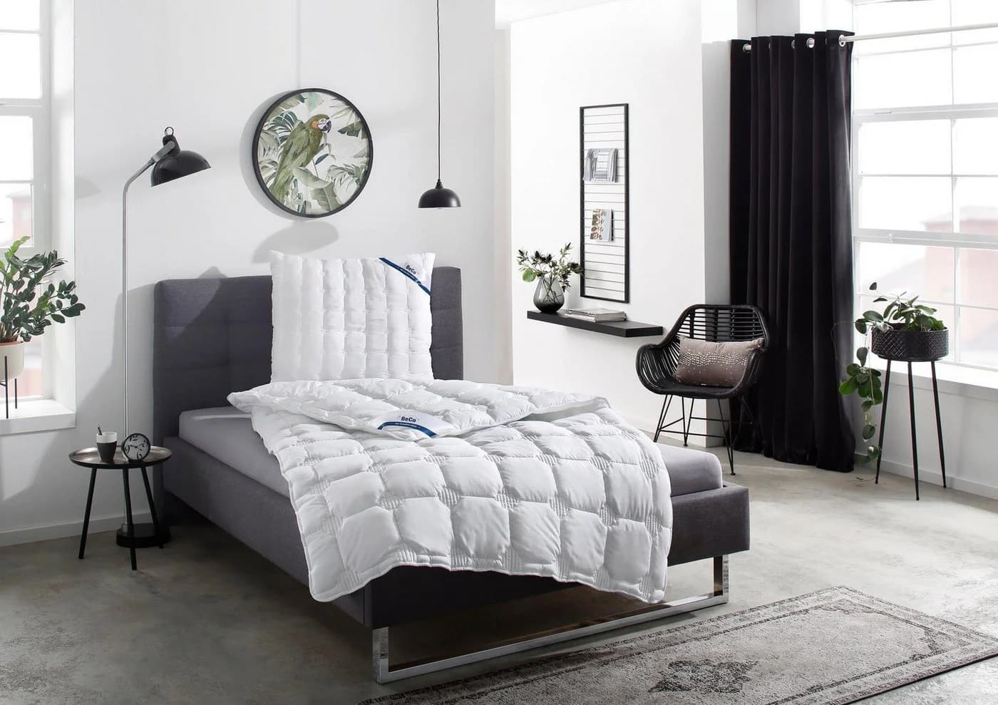 BECO Medibett Cotton Soft Microfaserbettdecke Weiß 135x200 cm