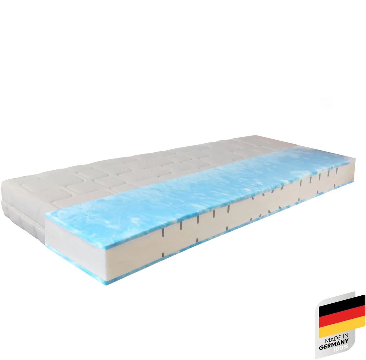 BECO GUMO Maxx GOLD Gelschaummatratze Weiß Wendematratze 25cm Höhe