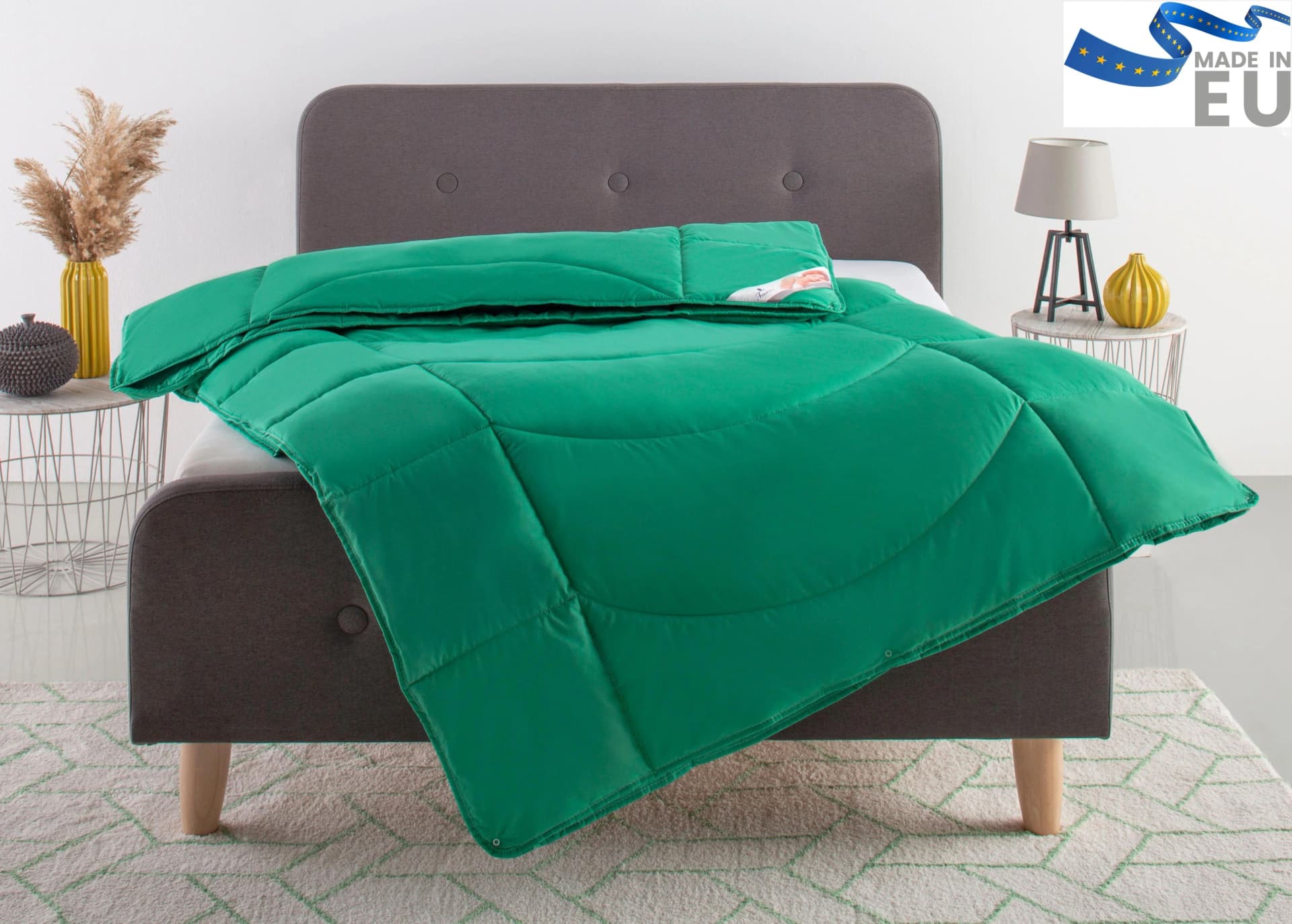 OTTO HOME Microlux 4-Jahreszeiten Bettdecke Microfaser Grün