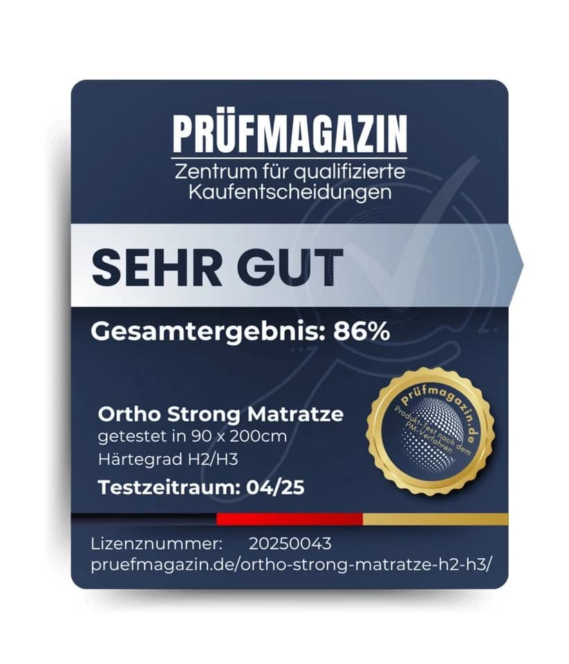 Beco Ortho Strong Taschenfederkernmatratze 20 cm Wendematratze