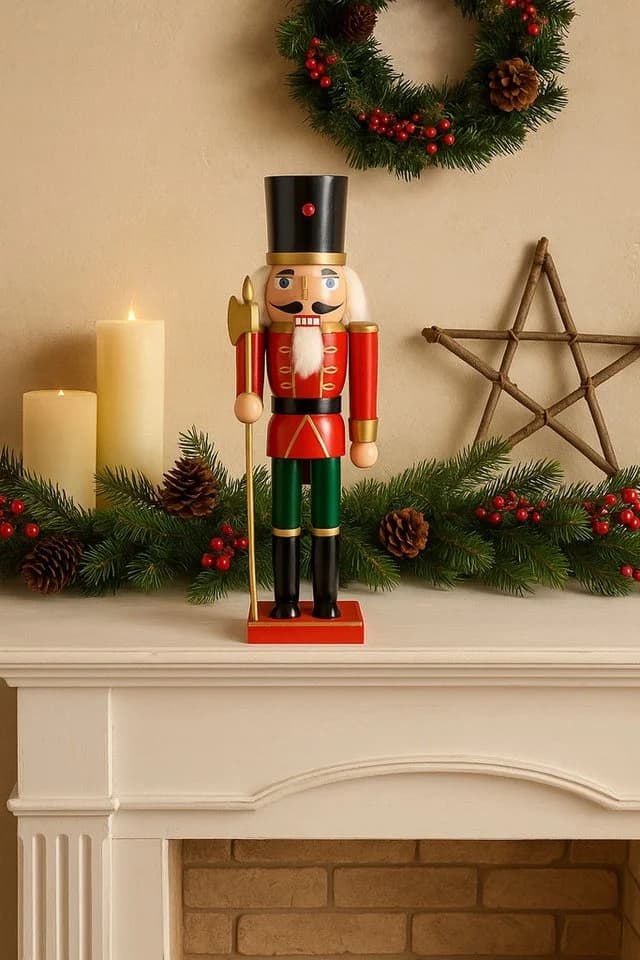 Baur Versand Nussknacker Holz Rot Weihnachtsdeko