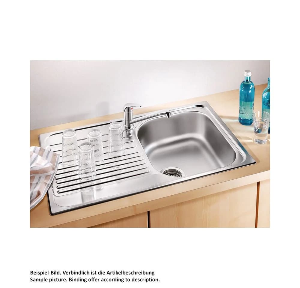 Blanco TIPO 45S COMP Edelstahlspüle mit Naturfinish
