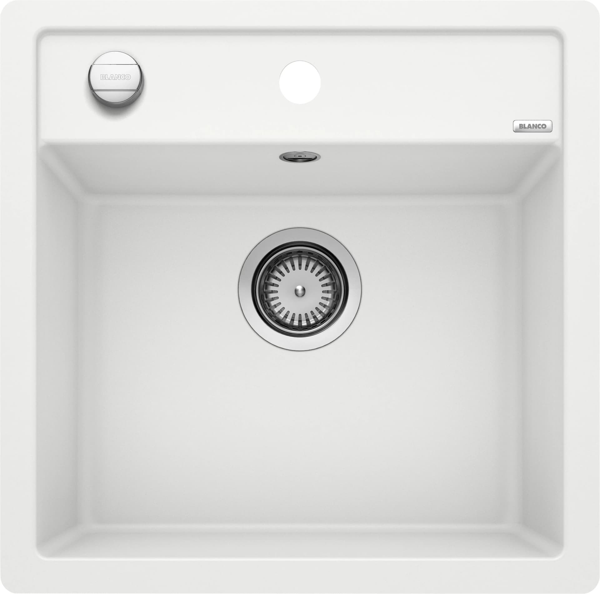 BLANCO Granitspüle DALAGO 5-F Weiß Verbundwerkstoff