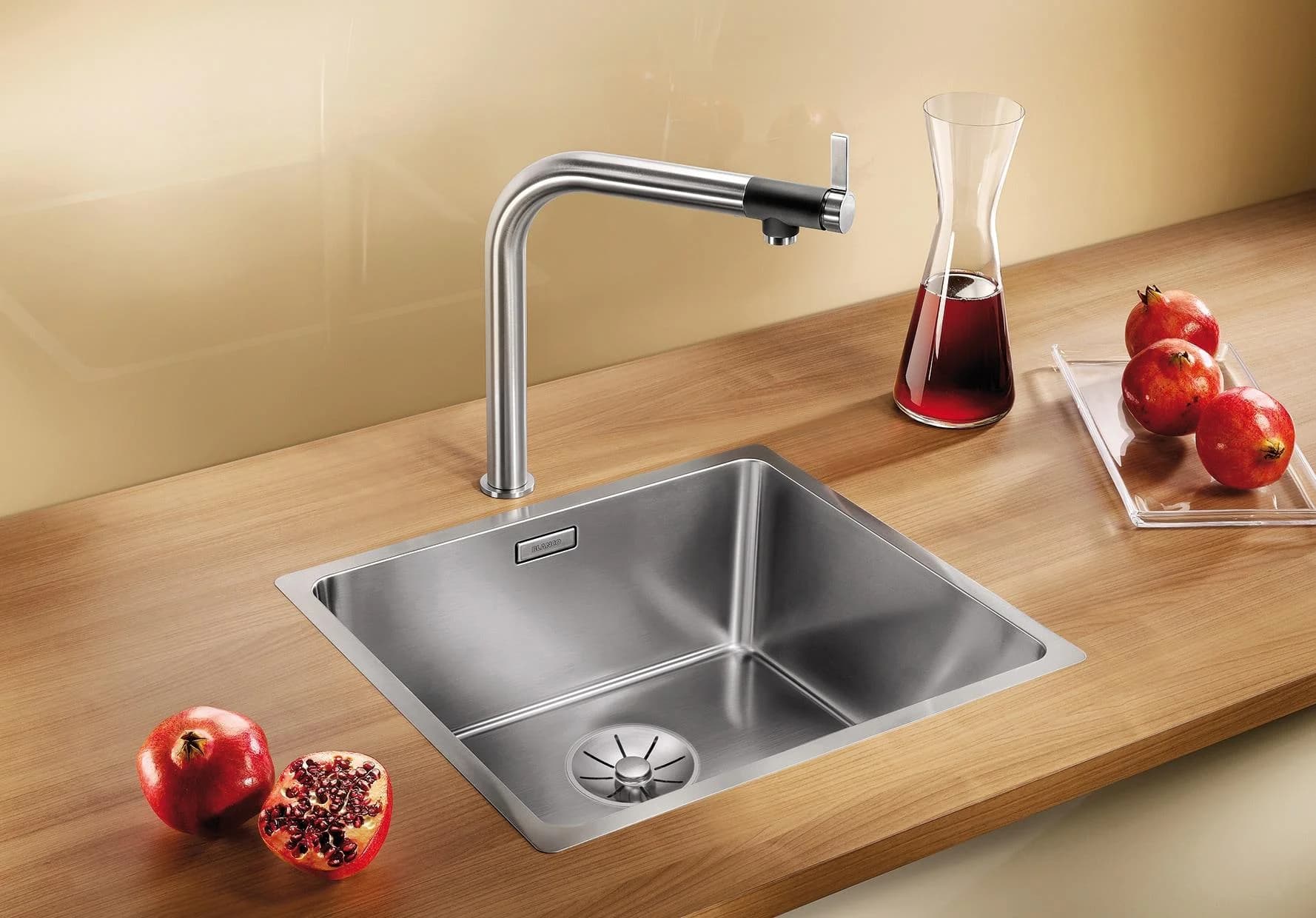 Blanco Andano 450-if Spüle 522961 49x44cm Edelstahl Seidenglanz IF-Flachrand