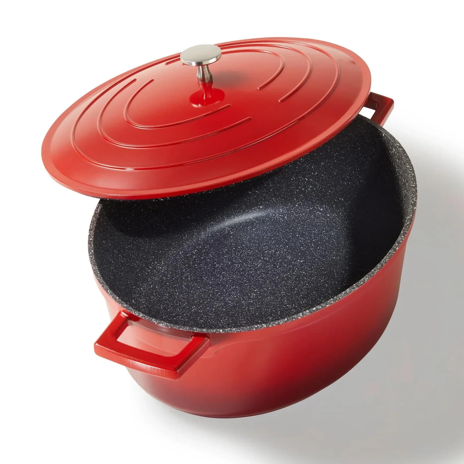 Stoneline Gourmet Bräter 32x25 cm Antihaft Kirschrot