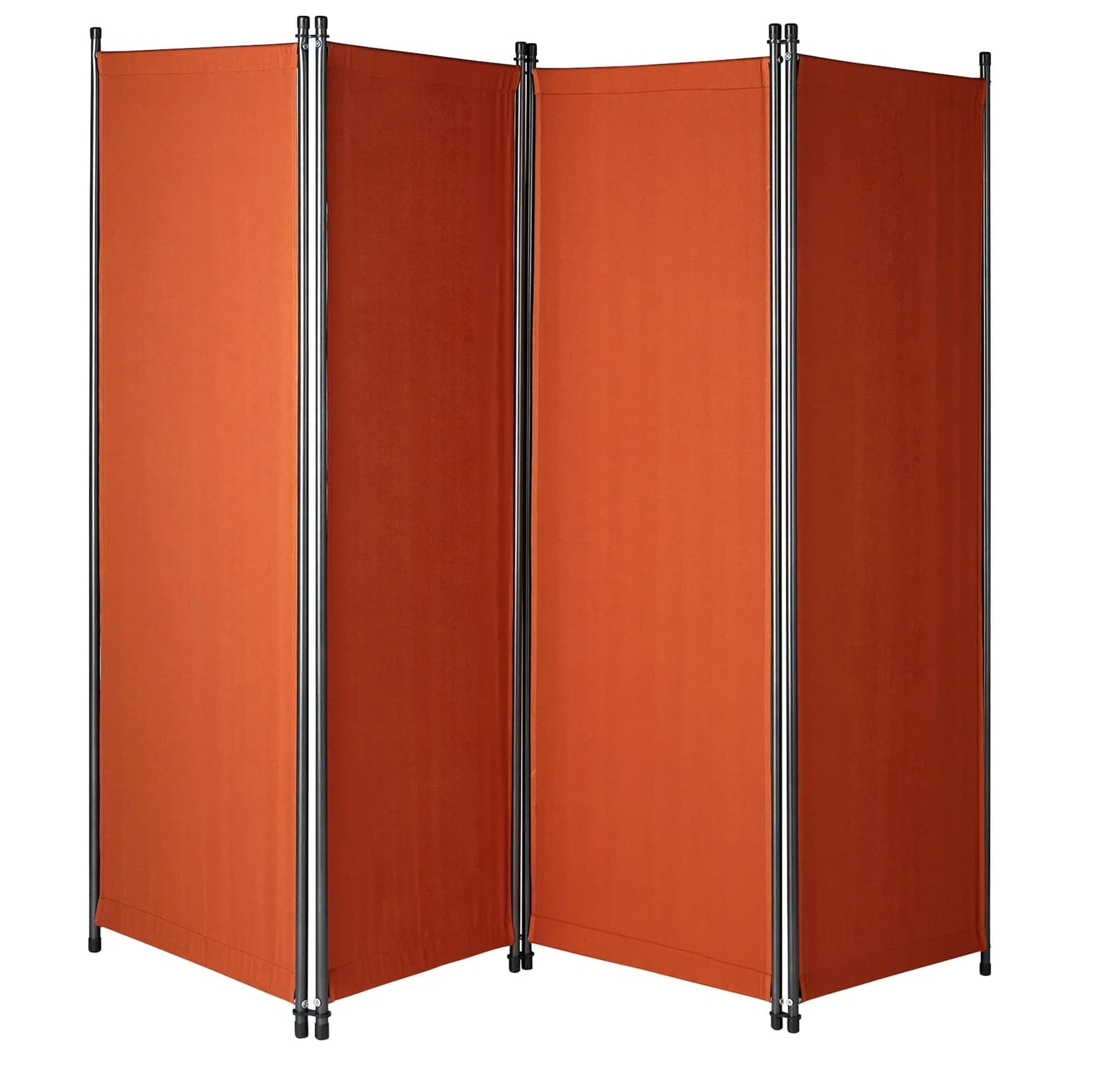 Paravent Swingtex Terrakotta Acryl Stahl 220x165 cm
