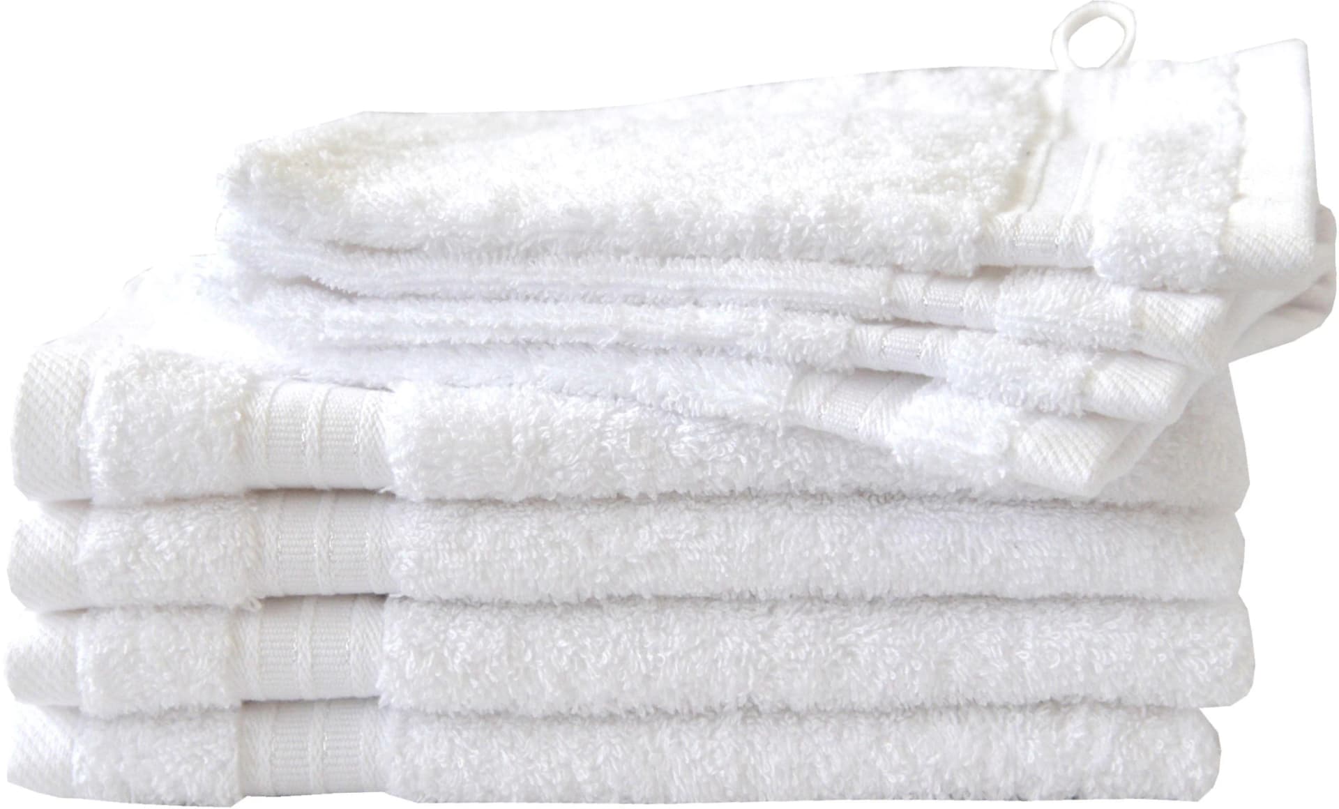 DYCKHOFF Handtuch Set Siena Weiß 100% Baumwolle Frottee