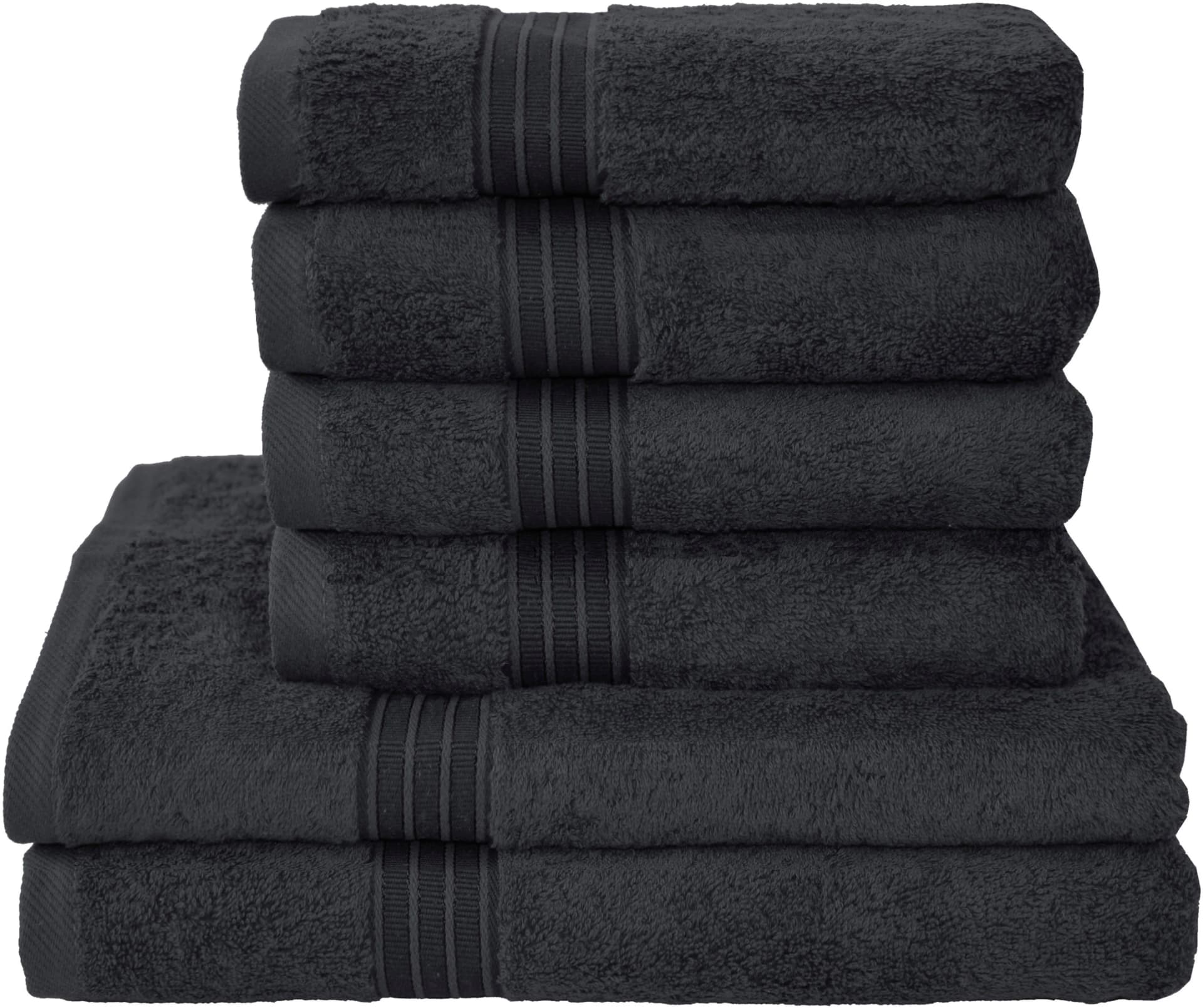 Dyckhoff Handtuch Set Siena Graphit Baumwolle