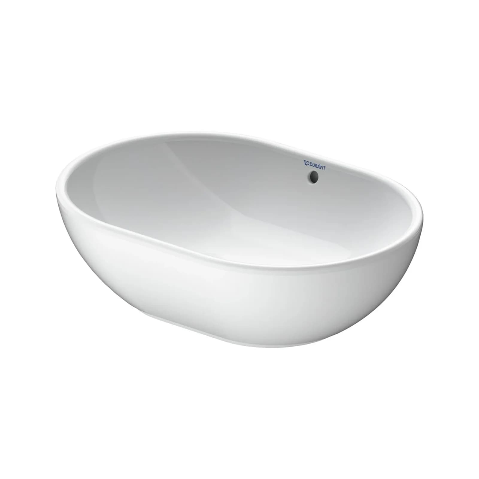 Duravit Design Classics Aufsatzbecken Universal 49,5 x 35 cm Weiß Hochglanz mit Überlauf