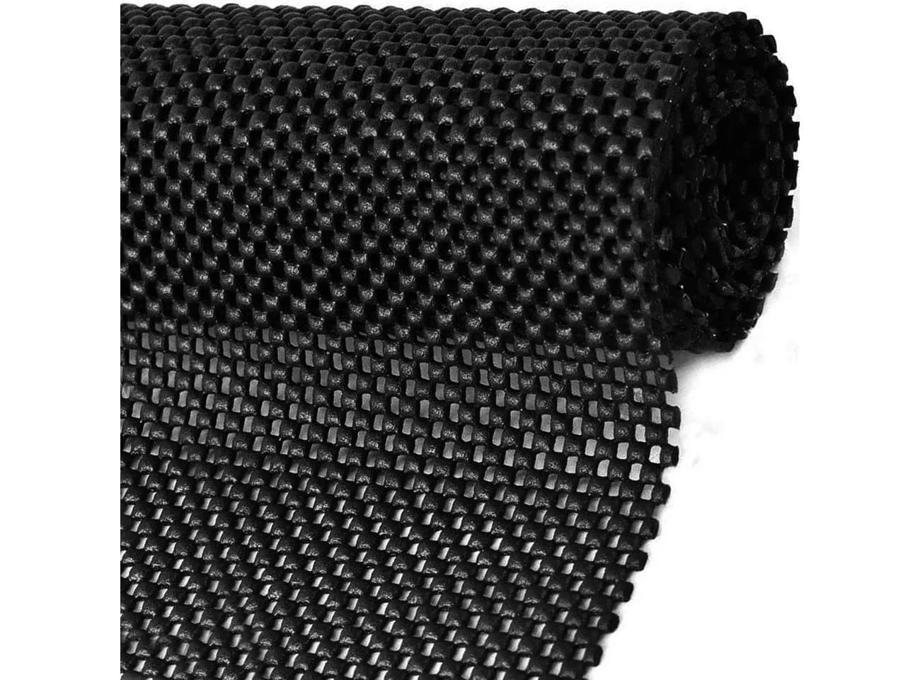 VIVA Home Antirutsch Teppichunterlage PVC Schwarz Zuschneidbar