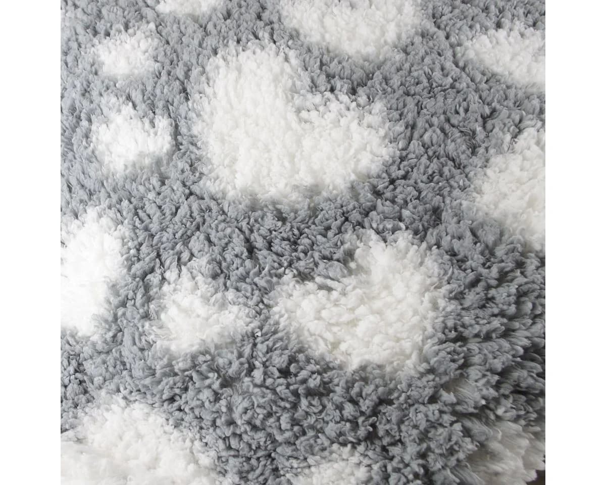 VIVA Wohndecke Kuscheldecke Polyester Lammfelloptik 150x200 cm Herzmotiv