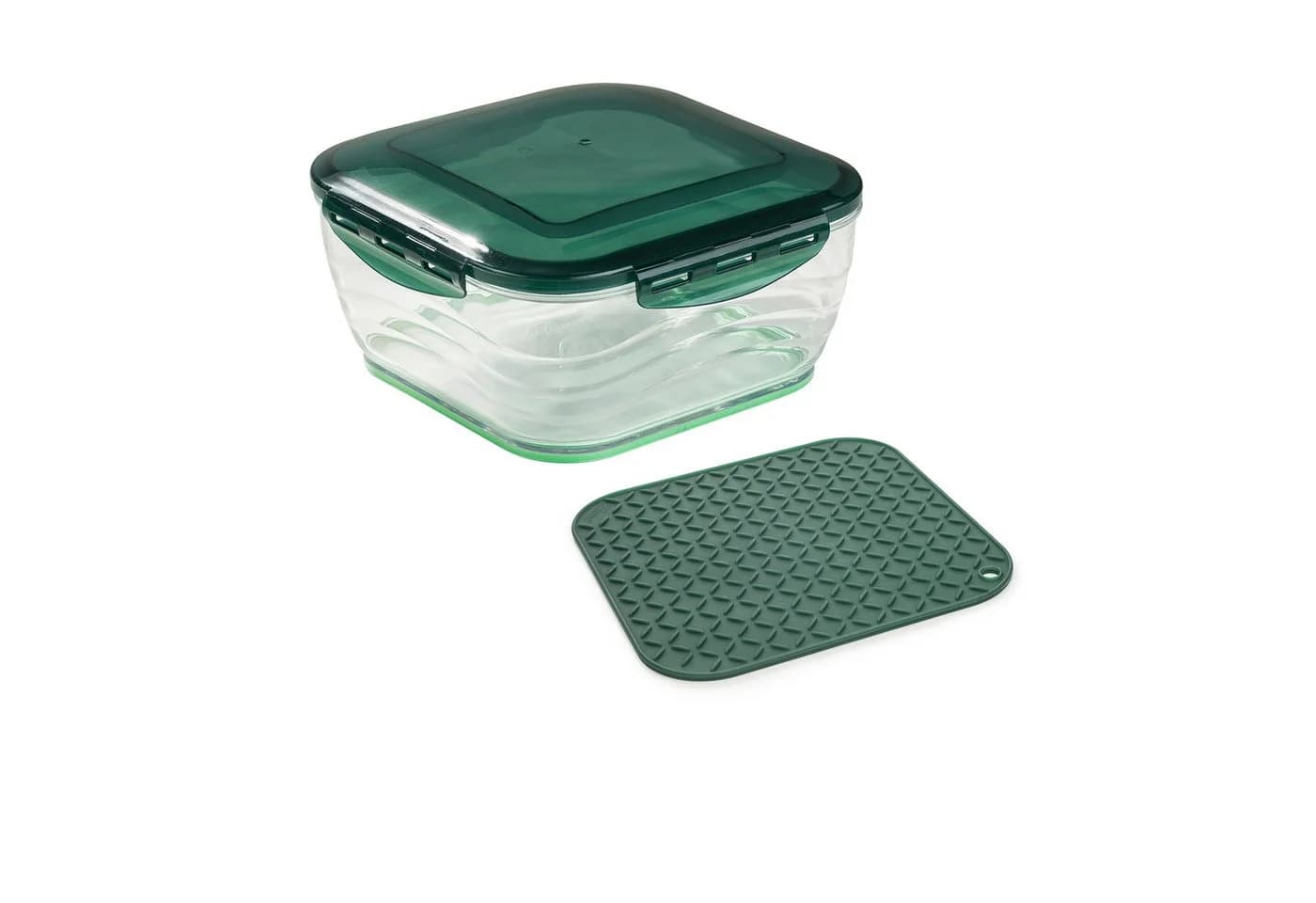 Nicer Dicer Chef Auffangbehälter 3,3L mit Deckel & Silikonmatte
