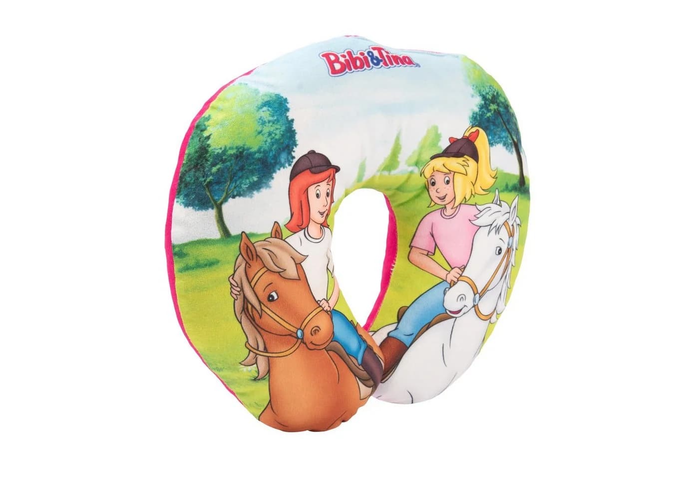 United Labels® Reise-Nackenkissen Bibi & Tina Bunt