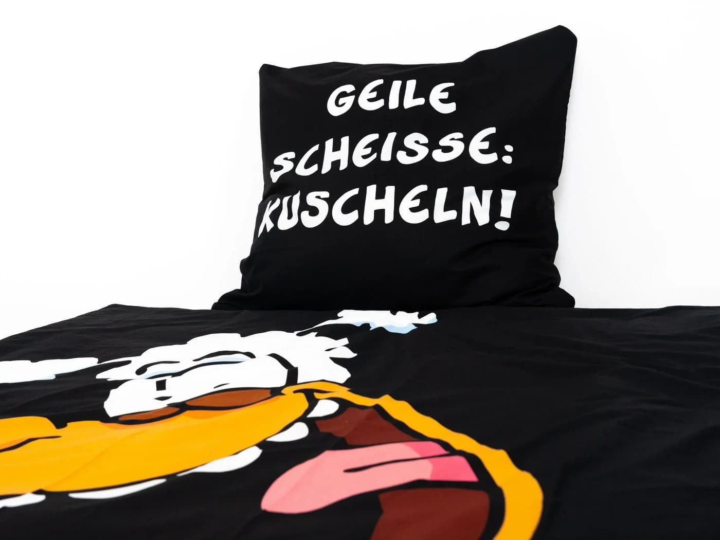 United Labels® Bettwäsche Ralph Ruthe Thorsten Dörnbach Motiv Schwarz