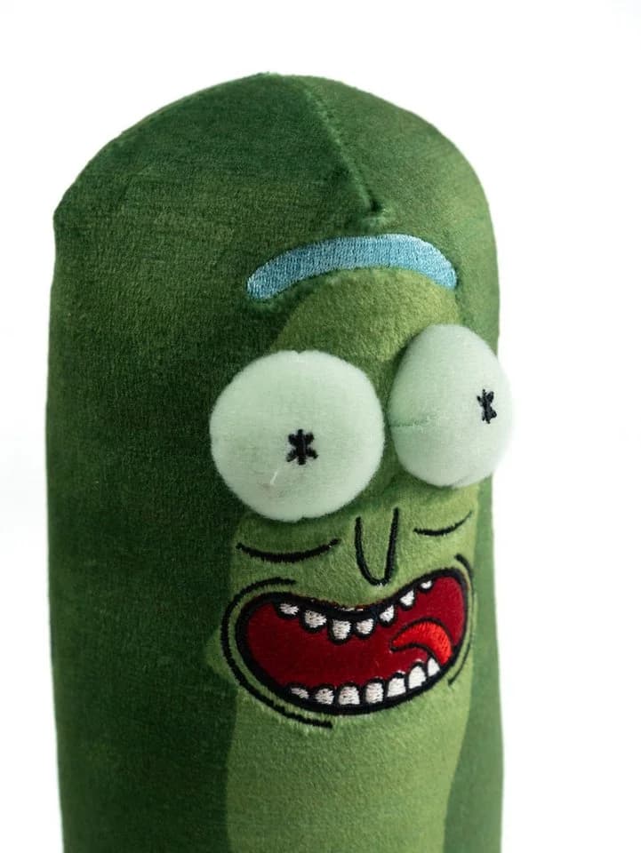 United Labels® Rick and Morty Pickle Rick Kissen Plüsch Gurke Grün