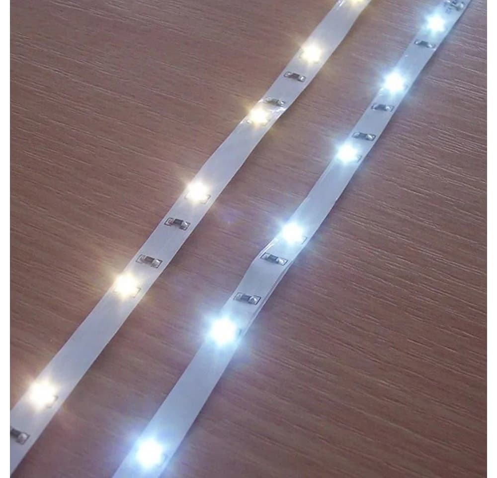 Nipach LED Stripe BI11301 Lichtstreifen 30er Kaltweiß 1m Batteriebetrieb