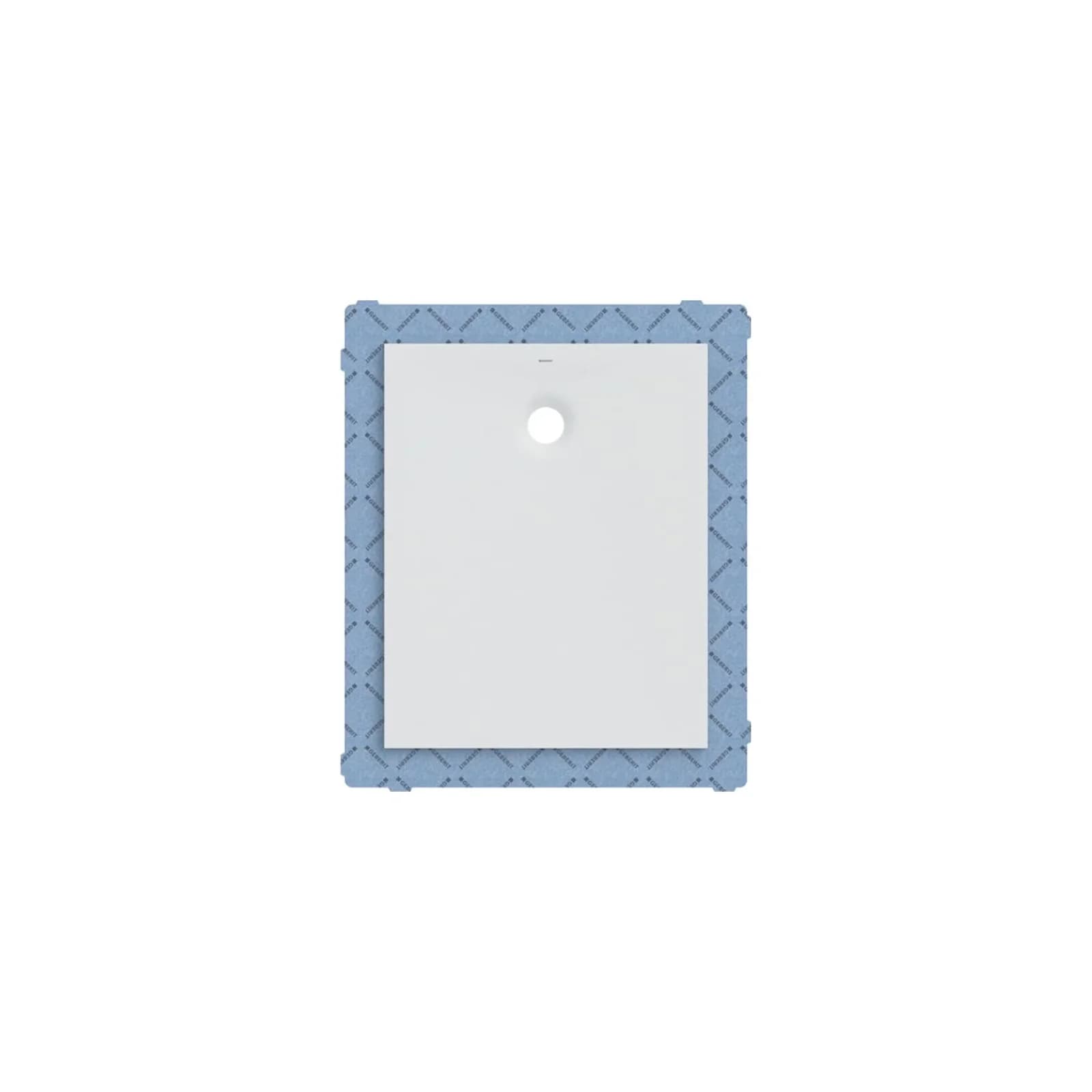 Geberit Olona Rechteckduschwanne 550909001 Weiß Matt 100 x 80 x 4 cm
