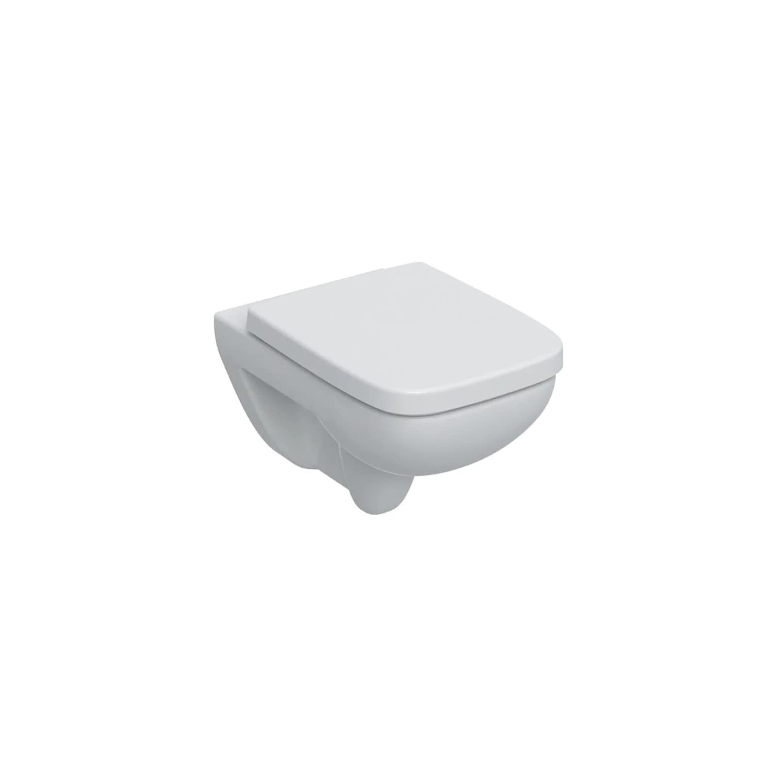 Geberit Renova Plan Set Wand-Tiefspül-WC-Set 36x54cm, weiß