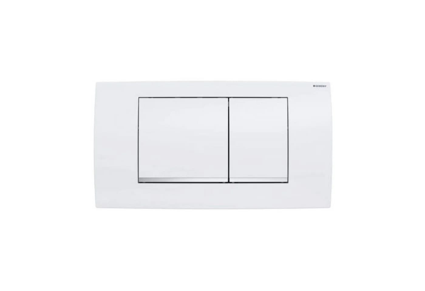 Geberit Twinline Betätigungsplatte 30 Pl/Dr Streif g verchromt 2-Mg-Spül