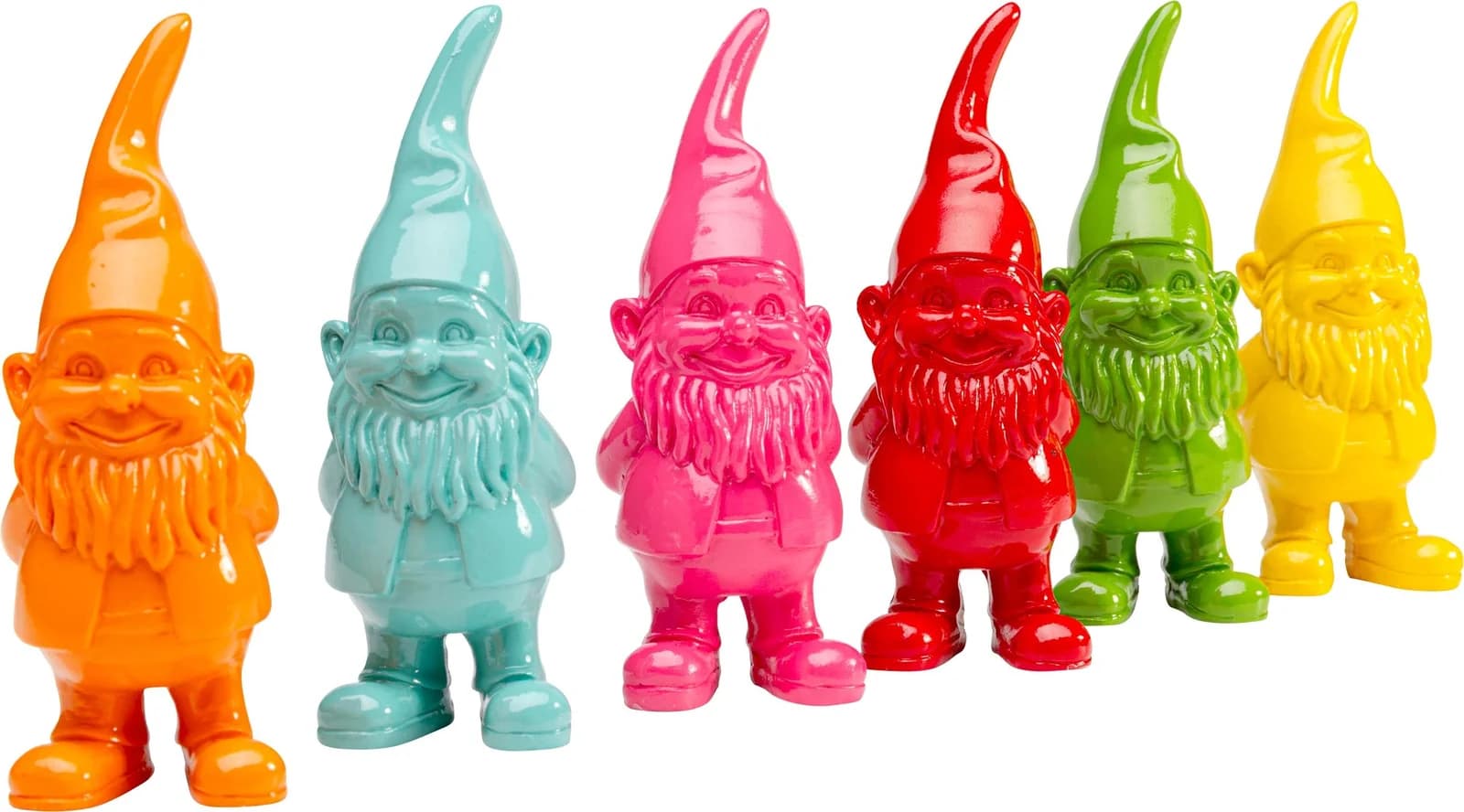 KARE DESIGN Dekofigur Zwerg Colore 6-tlg. Bunt Polyresin