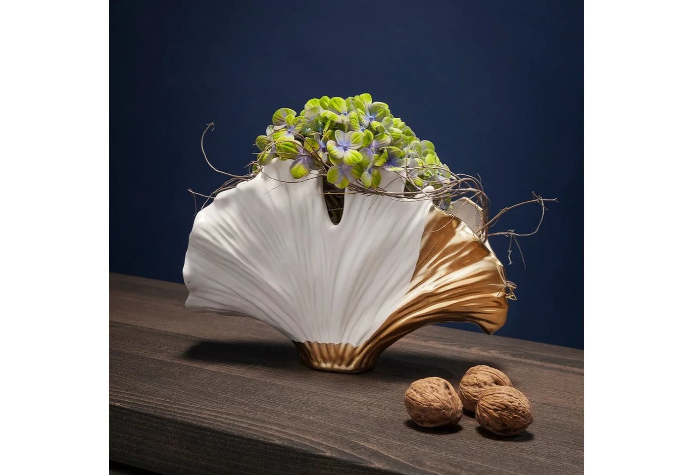 KARE DESIGN Tischvase Ginkgo Elegance Gold