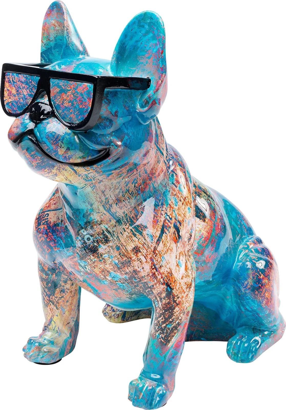 KARE DESIGN Dekofigur "Dog of Sunglass" Mehrfarbig