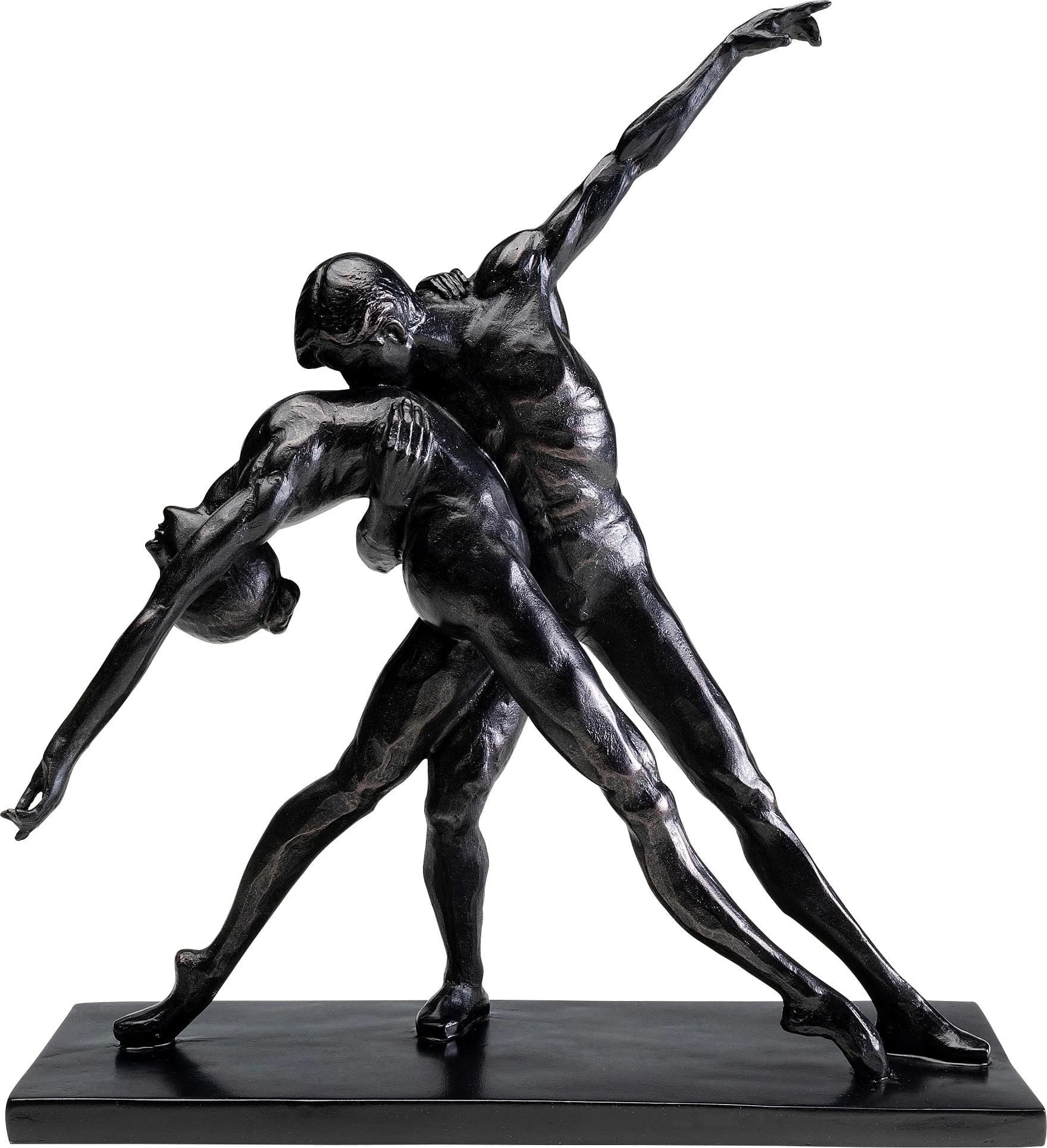KARE DESIGN Dekofigur Dancers 38cm Schwarz